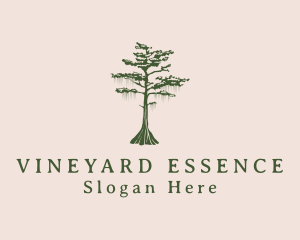 Green Willow Tree Forest logo design