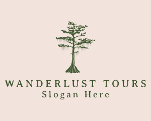 Green Willow Tree Forest logo design