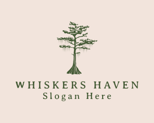 Green Willow Tree Forest logo design