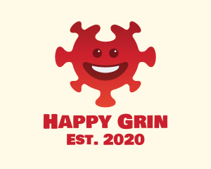 Smile - Red Smiling Virus logo design