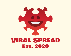 Infection - Red Smiling Virus logo design