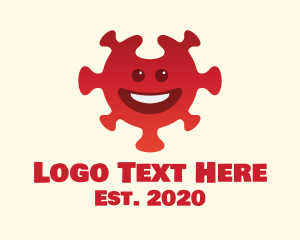 Pathogen - Red Smiling Virus logo design