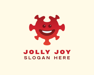 Jolly - Smiling Virus Bacteria logo design