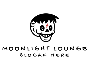 Nightclub - Bolt Skull Nightclub logo design