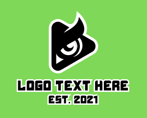 Play - Gaming Eye Streamer logo design
