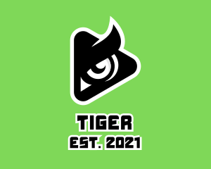 Optometrist - Gaming Eye Streamer logo design