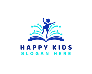 Kid Story Book logo design