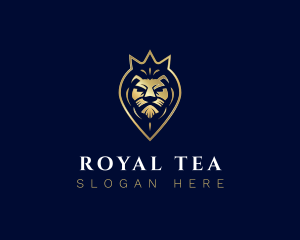 Royal Lion Crown logo design