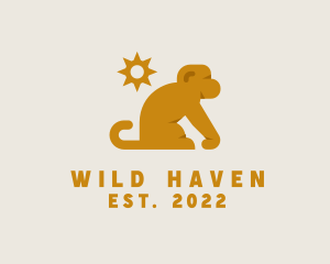 Sun Wild Monkey logo design