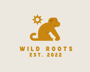 Sun Wild Monkey logo design