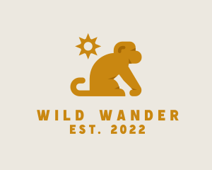 Sun Wild Monkey logo design