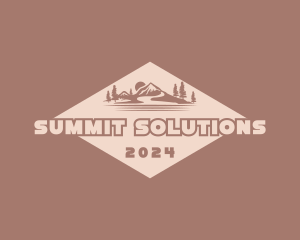 Mountain Summit Adventure logo design