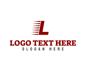 Automotive - Speed Courier Transport logo design