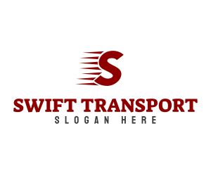 Speed Courier Transport logo design