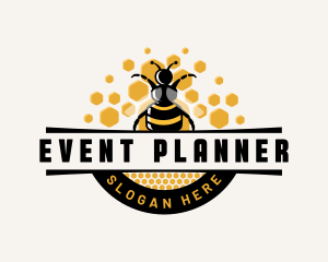 Organic - Insect Honeycomb Bee logo design