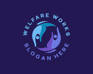 Welfare - Foundation People Community logo design