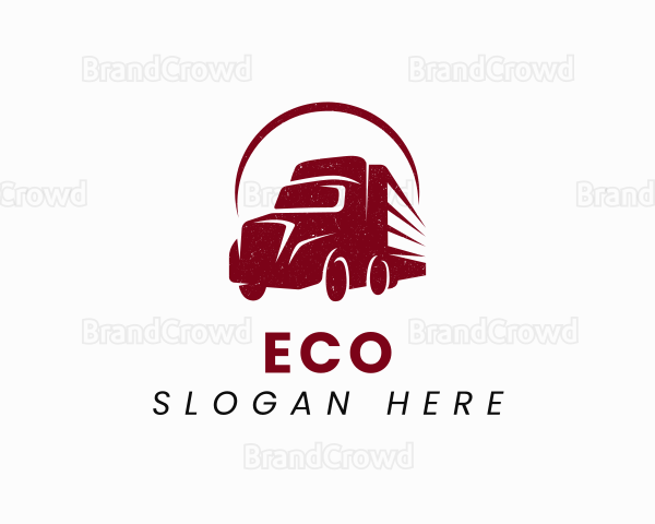 Haulage Truck Transport Logo