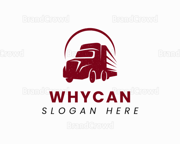 Haulage Truck Transport Logo