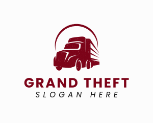 Haulage Truck Transport Logo