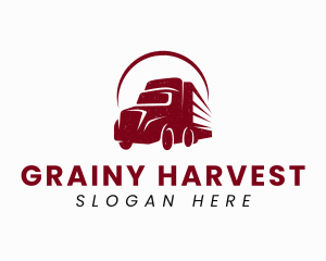 Grainy - Haulage Truck Transport logo design