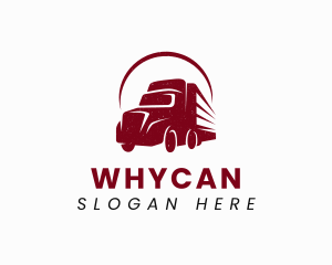 Delivery - Haulage Truck Transport logo design