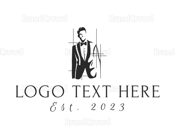 Classy Tuxedo Measurement Logo