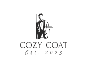 Coat - Classy Tuxedo Measurement logo design