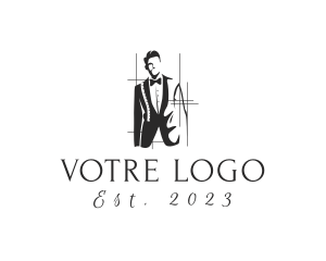 Classy Tuxedo Measurement logo design