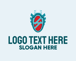 Online Gaming - Gaming Badge Shield logo design