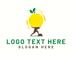 Man - Lemon Fruit Atlas logo design