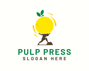 Pulp - Lemon Fruit Atlas logo design