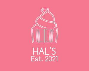 Patisserie - Simple Cupcake Icing logo design