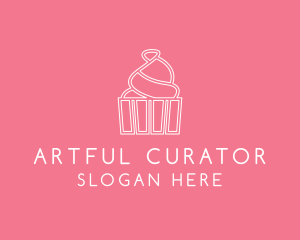 Simple Cupcake Icing logo design