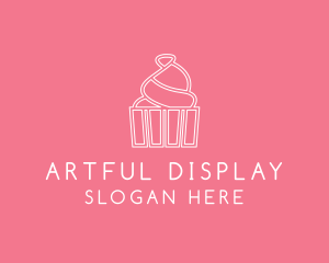 Simple Cupcake Icing logo design