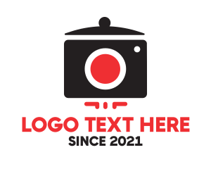 Pot - Camera Pot logo design