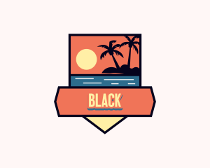 Surf - Summer Beach Coast logo design