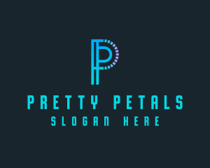 Generic Tech Letter P logo design