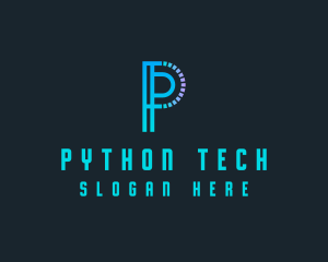 Generic Tech Letter P logo design