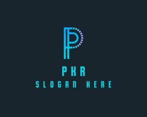 Generic Tech Letter P logo design