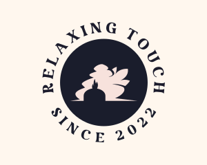 Massage - Candle Massage Spa logo design