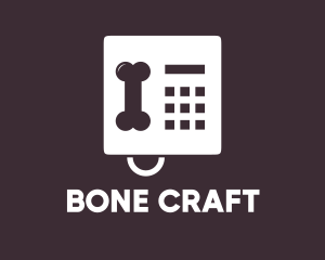 Bone - Pet Bone Phone logo design