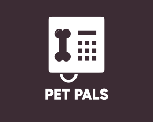 Pet Bone Phone logo design