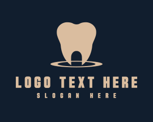 Denture - Simple Dental Clinic logo design