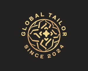 Golden Global Sphere logo design