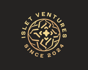 Golden Global Sphere logo design