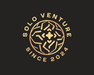 Golden Global Sphere logo design