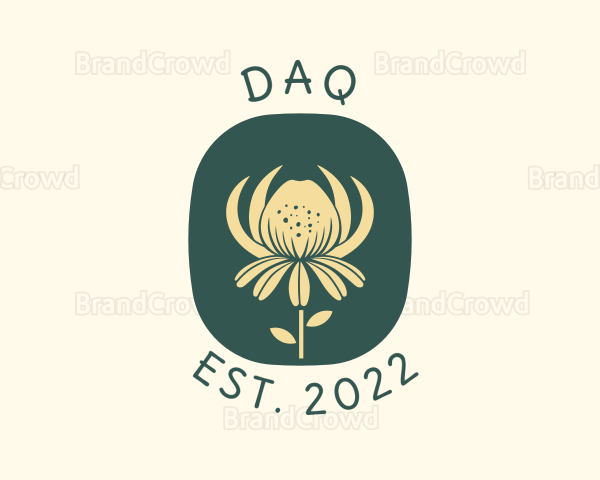 Daisy Flower Garden Logo