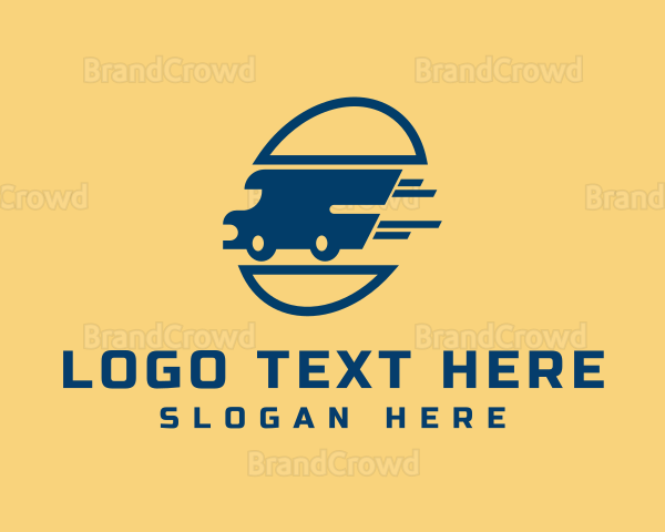 Fast Truck Delivery Logo