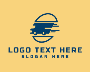 Frieght - Fast Truck Delivery logo design