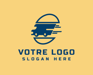 Fast Truck Delivery Logo